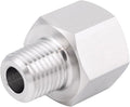 Stainless Steel 304 1/2" NPT Female x M16*1.5 Male Pipe Adapter 1pc by Unknown