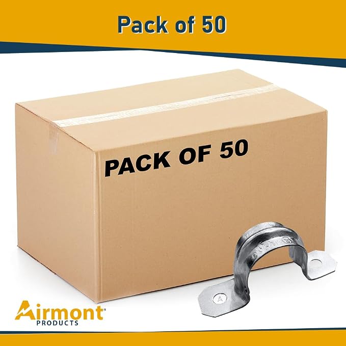 AP-10451, 3/4 Inch Two Hole Snap On Pipe Strap - Image 3