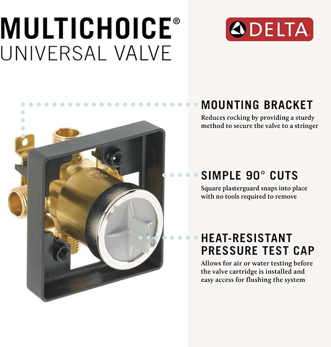 Delta Faucet R10000-UNBXHF MultiChoice Universal Shower Valve Body - Image 2