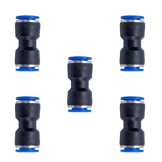 15mm OD x 15mm OD Pneumatic quick Connector Push to Connect fittings Straight by ROZESAZZ
