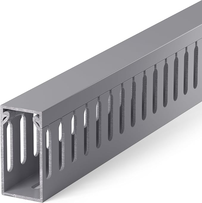 ZhiYo 2" H x 1" W Cable Management Raceway, 99in Under Desk Channel, 16.5in Each by ZhiYo