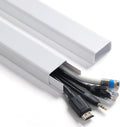ZhiYo 32" Cord Covers for 4-7 Wires on Wall, 1.54" W x 0.75" H | Paintable TV by ZhiYo