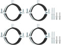 uxcell 4 Pcs Adjustable Pipe Bracket Clamp by uxcell