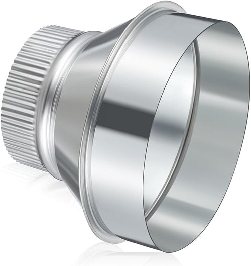 1 Pcs 6 Inch to 4 Inch Duct Reducer Increaser | Galvanized Steel Air Duct by Otoolling