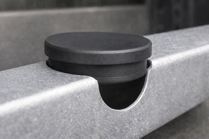 1/4" Silicone Rubber Panel Plug Solid Grommet Knockout Hole Cover Fits 1/16" to - Image 2