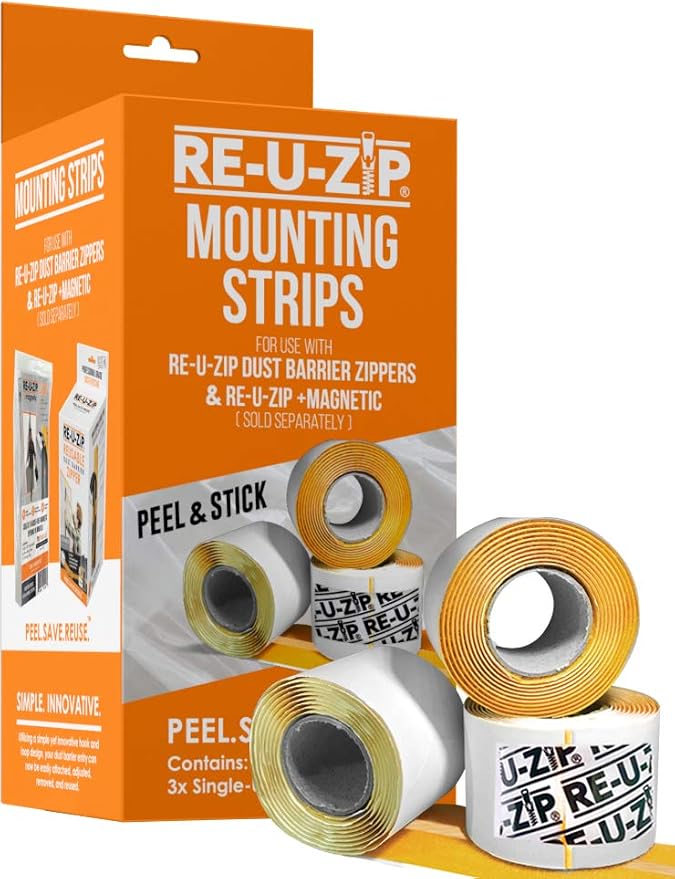 RE-U-ZIP Mounting Strip Refills | 3 Pack | - Image 4