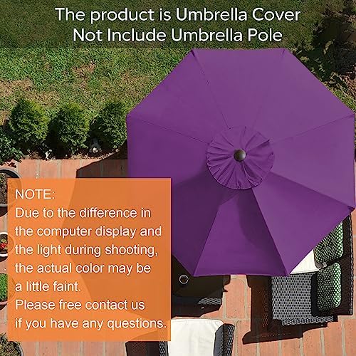 EliteShade USA 10FT Patio Umbrella Replacement Covers 8 Ribs Market Umbrella - Image 5