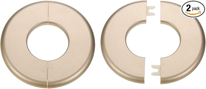 HARFINGTON 2pcs Wall Split Flange 44mm/1.7" Self-Adhesive Plumbing Cover Plates by HARFINGTON