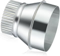 1 Pcs 4 Inch to 3 Inch Duct Reducer Increaser | Galvanized Steel Air Duct by Otoolling