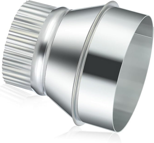1 Pcs 4 Inch to 3 Inch Duct Reducer Increaser | Galvanized Steel Air Duct by Otoolling