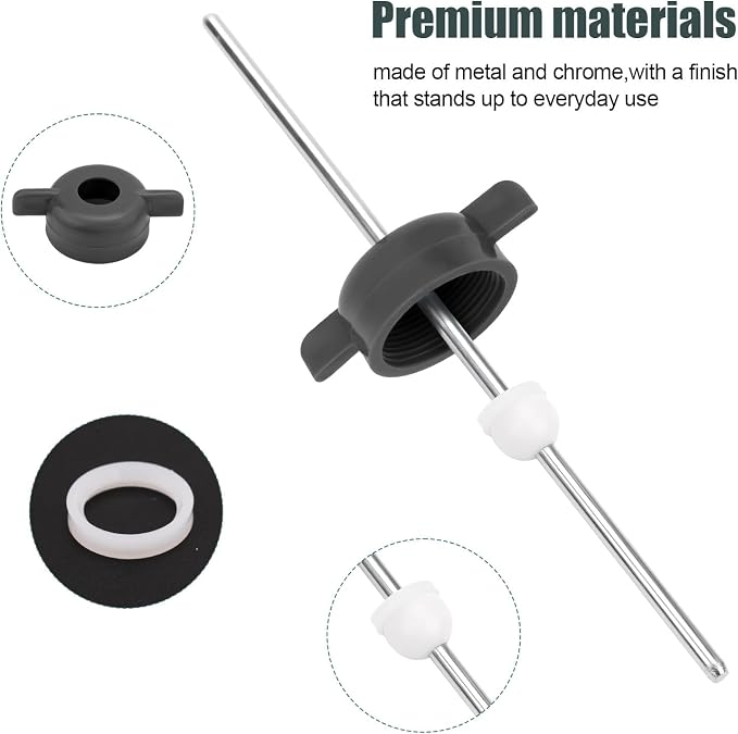 PEUTIER 3pcs Bathroom Sink Pivot Rod Replacement - Image 4