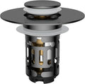 Hibbent Upgraded 3 in 1 Bathroom Sink Drain Strainer, Pop Up Stopper by Hibbent
