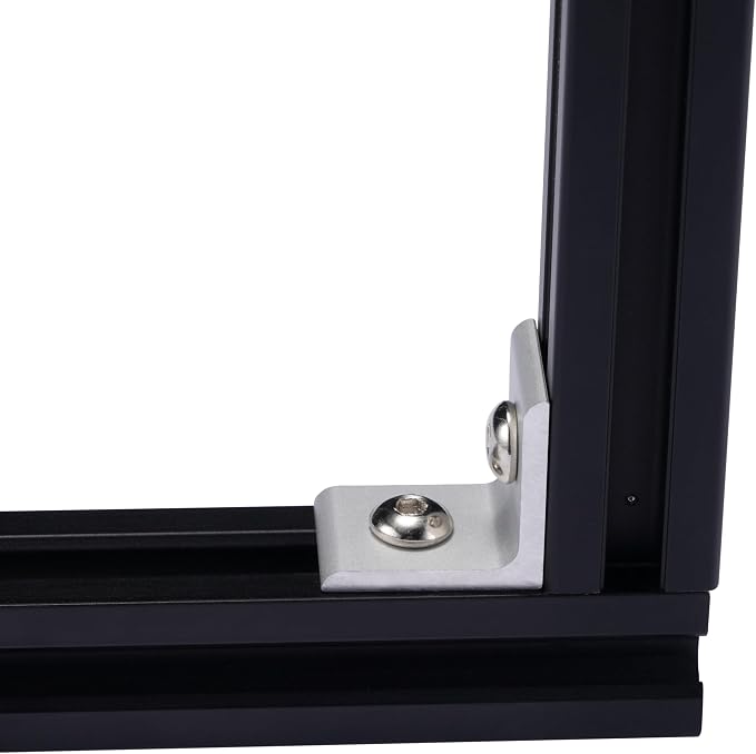BELLA BAYS 20Series 20Sets Silver 90 Degree Corner Bracket, Standard Corner - Image 5