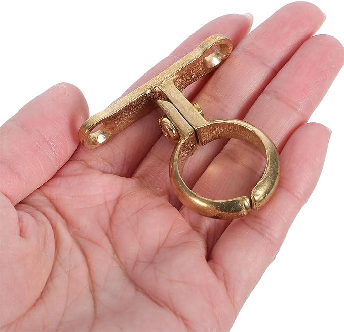 VILLCASE 2Pcs Brass Pipe Clamp for 22mm 3/4" PEX Pipes, Heavy Duty Tube Support - Image 2
