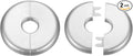 HARFINGTON 2pcs Wall Split Flange 17mm/0.7" Self-Adhesive Plumbing Cover Plates by HARFINGTON