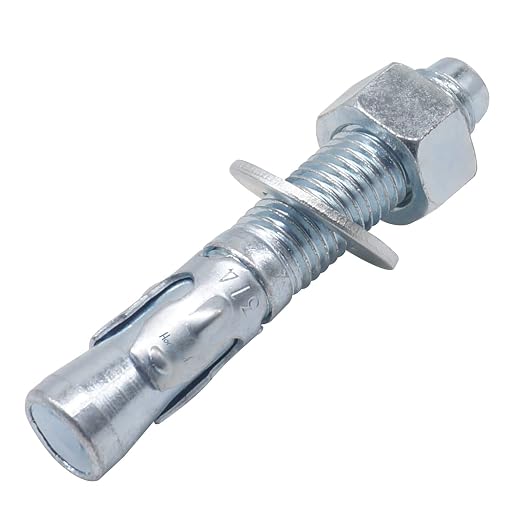3/4 Concrete Anchors, 3/4 Wedge Anchors Bolts, 4-1/2" L, equipment bases by Horiznext