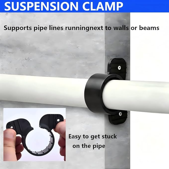 LAZIRO 1/2 Inch Pex Suspension Pipe Clamps, Tubing Supports - Image 3