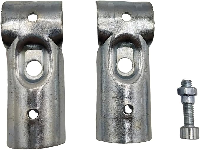 6 Pcs T Clamps Pipe Connector, End Rail T Clamp, Metal Clamp Fittings, - Image 7