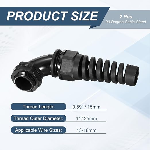 MECCANIXITY 2Pcs M25 Cable Gland - Image 2