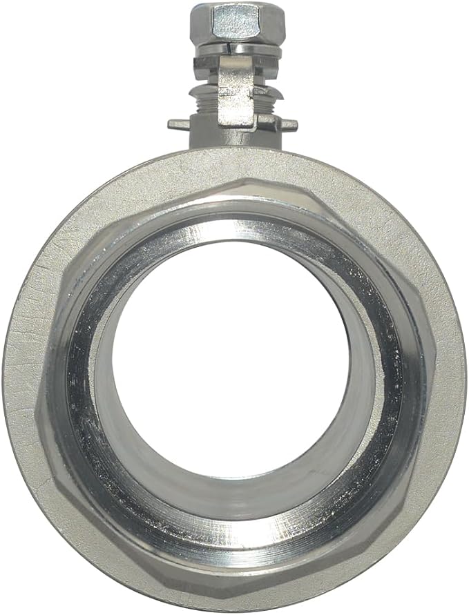 DAN SPEED 4" NPT Female 316 Stainless Steel Full Port Ball Valve Vinyl Handle - Image 6