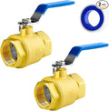 WiseWater 3/4" NPT Full Port Brass Ball Valve, UPC Certified, 600 WOG, Plumbing by WiseWater