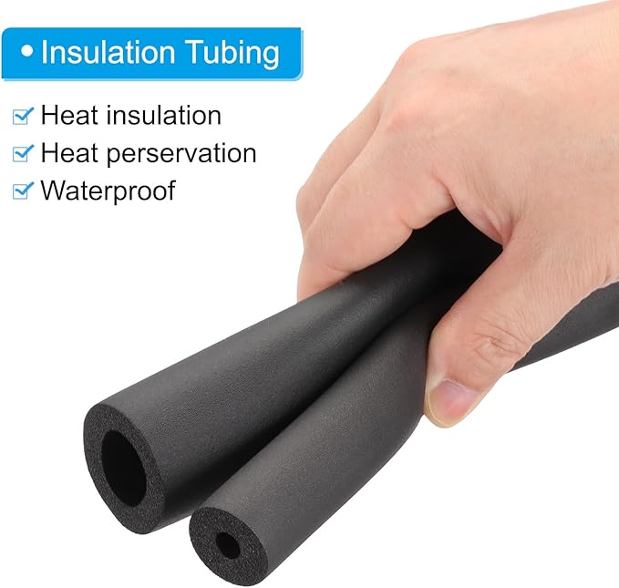 PATIKIL 1" ID x 6.6Ft Pipe Insulation Foam Tube, Pipe Cover Wrap Roll Bar - Image 4