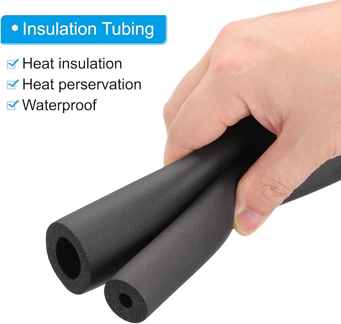 PATIKIL 2-3/8" ID x 6.6Ft Pipe Insulation Foam Tubes, Pipe Cover Wrap Roll Bar - Image 4