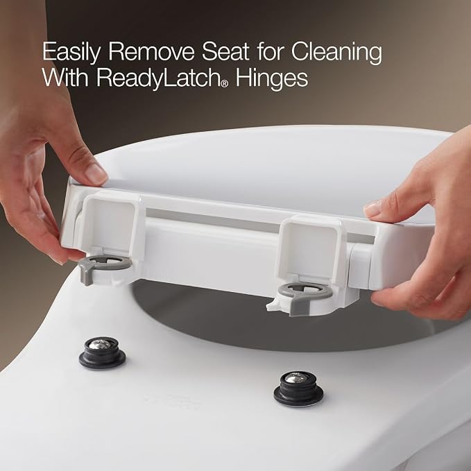 KOHLER 4636-RL-G9 Cachet ReadyLatch Elongated Toilet Seat Slow Close, Soft - Image 8