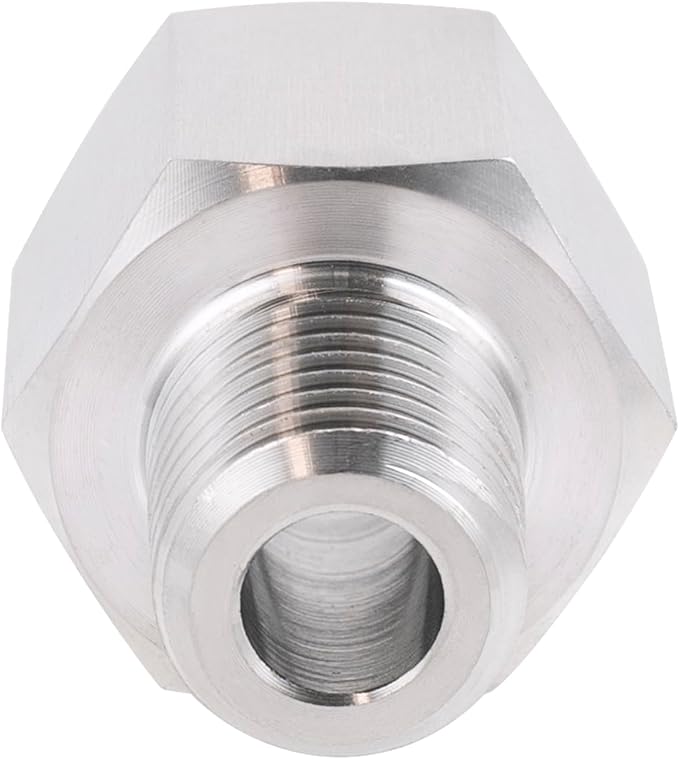 Stainless Steel 304 1/2" NPT Female x M27*1.5 Male Pipe Adapter 1pc - Image 6