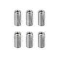 6Pcs Thread Adapter Sleeve Reducing Nut, M16 M to M12 F, 20mm Length | M16 x 2 by HIPICCO