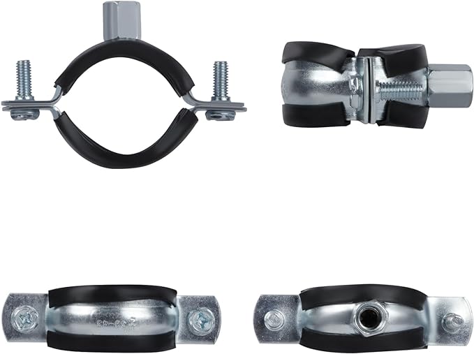 6 PCS Split Ring Pipe Hanger, Heavy Duty Adjustable Pipe Bracket Clamp - Image 4
