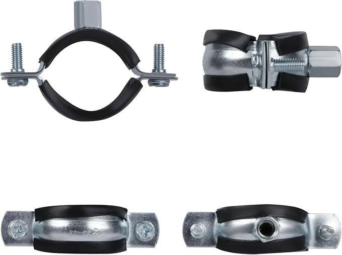 2 PCS Split Ring Pipe Hanger, Heavy Duty Adjustable Pipe Bracket Clamp - Image 4