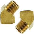 45 Degree Street Elbow 1/8" NPT Male x 1/8" NPT Female Brass Pipe Fitting by Legines