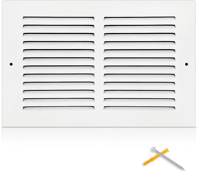 Fancat 10x6 Duct Opening | Steel Return Air Grille | Vent Cover Grill by SmarterAirBetterLiving