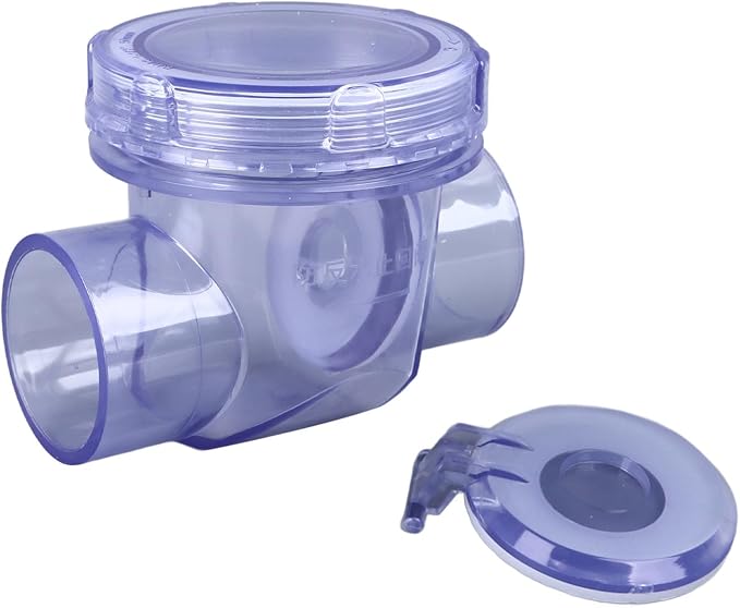 WALFRONT Check Valve Non Return Valve PVC Inline One Way Toilet Backwater by Walfront