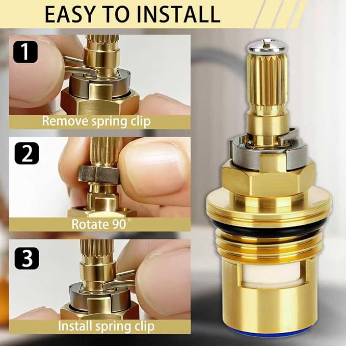 2 Pack Faucet Cartridge for Kohler K-GP77005-RP K-GP77006-RP | Hot and cold - Image 4