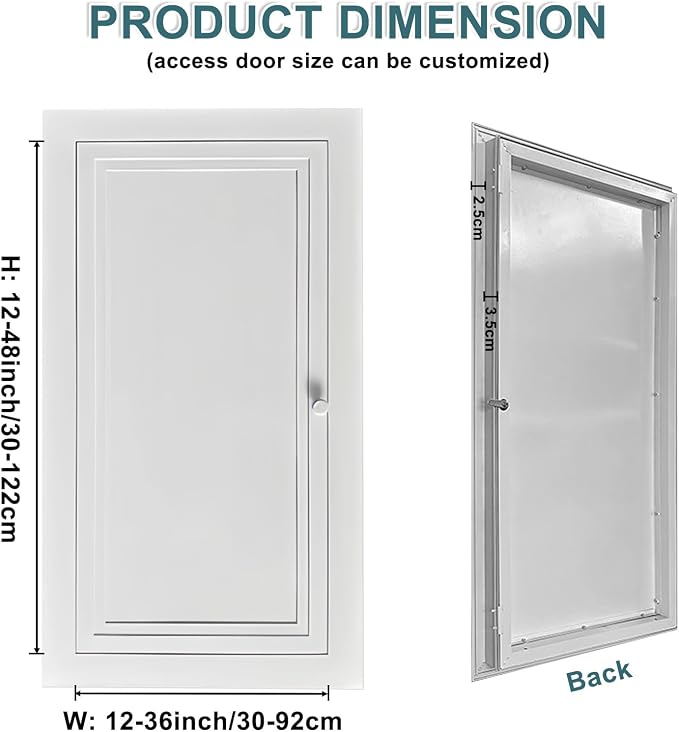 Access Panel Fire Rated 12" 14" 20" 24" 28" Attic Access Hatch - Image 2