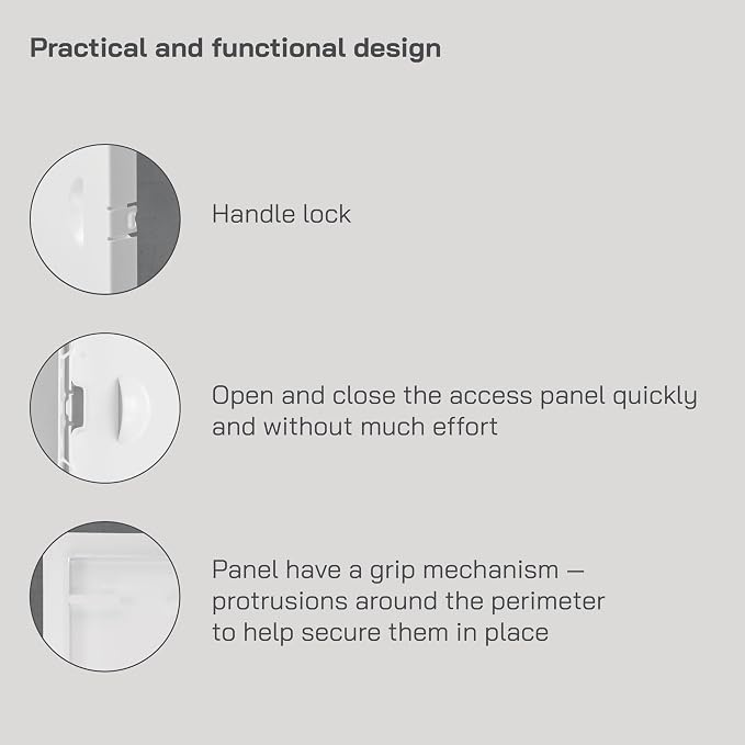 Vent Systems Access Panel for Drywall 16 x 16 Inch - Image 3