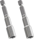 2pcs 7mm Nut Setter Driver Drill Bit, 65mm Length | Quick-Change, Impact Nut by FOCMKEAS