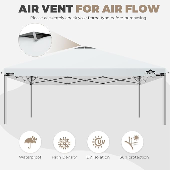 8x8ft Replacement Canopy Top - Image 3