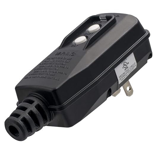 ELEGRP G1215PA2 G20PASR Patented Auto-Monitoring GFCI Replacement Plug Assembly by ELEGRP%7CELEGROUP