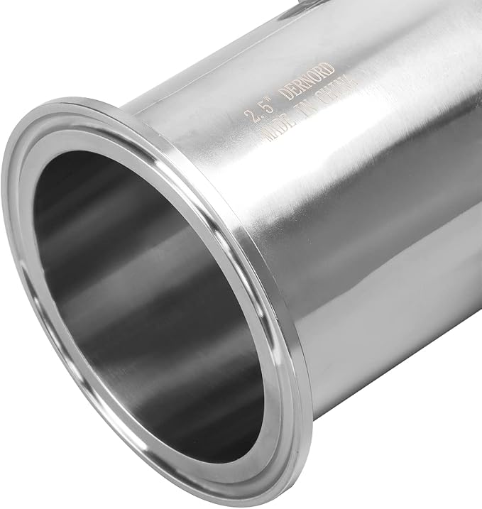 DERNORD Tri Clamp Wye Clamp End True Y Type Cross Tee Tube Stainless Steel 304 - Image 4