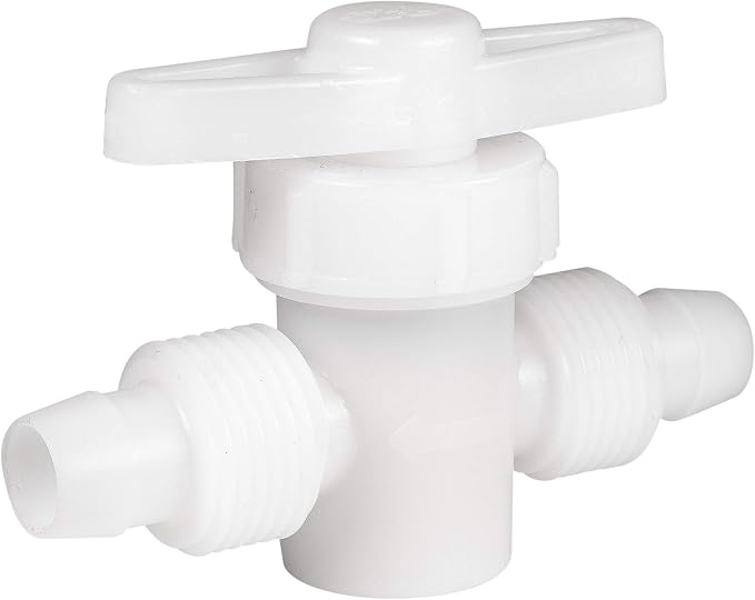 RecPro 1/2" Flair-It Shutoff Valve | PEX & Gray Tubing | 5-Pack - Image 3
