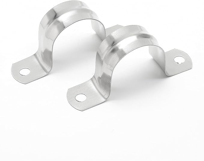 Bonsicoky M40 Rigid Pipe Strap, 1-1/2 Inch, Stainless Steel | 30Pcs, 2 Holes - Image 4