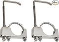 2 pcs 2.0" Exhaust Clamp with Hanger, Heavy Duty Exhaust Hanger with Clamp by Unknown