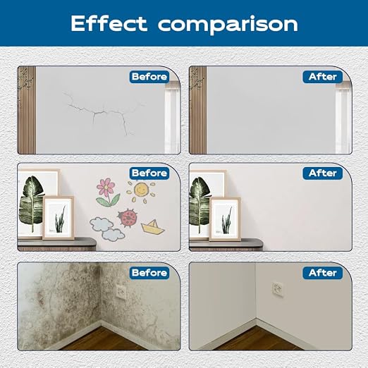 Wall Repair Cream, Wall Paste for Cracks and Holes，2Pcs | Wall Mending Agent - Image 6