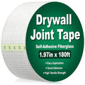 Drywall Joint Tape 1.97IN x 180 FT, Heavy-Duty Self-Adhesive Fiberglass Mesh by LIOUXUE