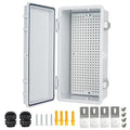 Electrical Junction Box, IP67 Waterproof Outdoor Box ABS Plastic Enclosure by Qukipet