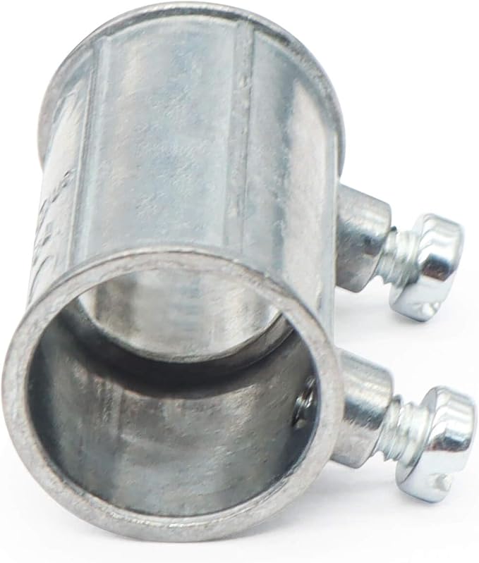 30 Pieces EMT Conduit Set Screw Connectors, 1/2 Inch Zinc Die Cast Electrical - Image 7