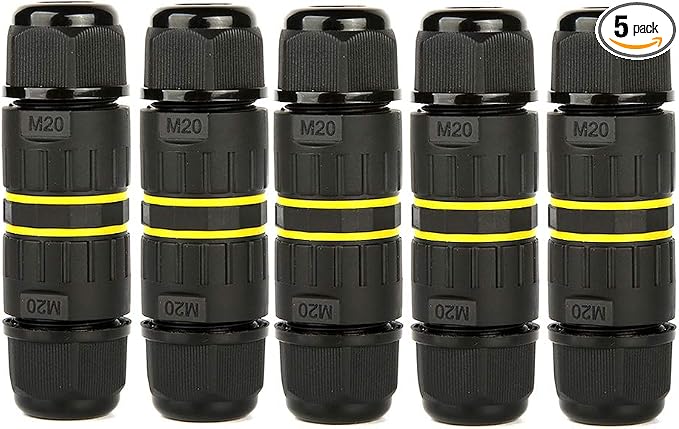 3 Pole Wire Connector Waterproof IP68 External Electrical Junction Box by HFJY
